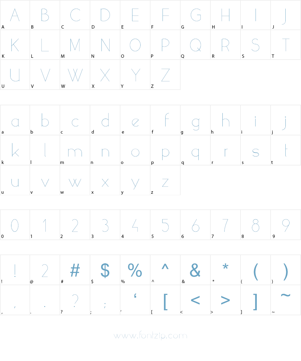 yellow peas demo Font Character